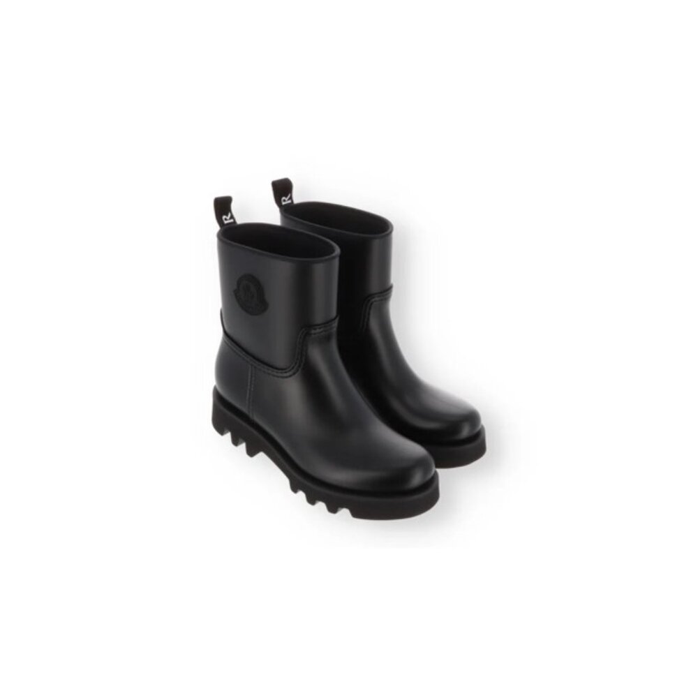 Moncler Ginette Black Rain Boots, SIZE 36